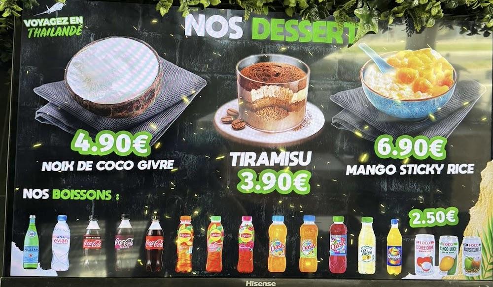 Raya Thaï - Scan Menu 1