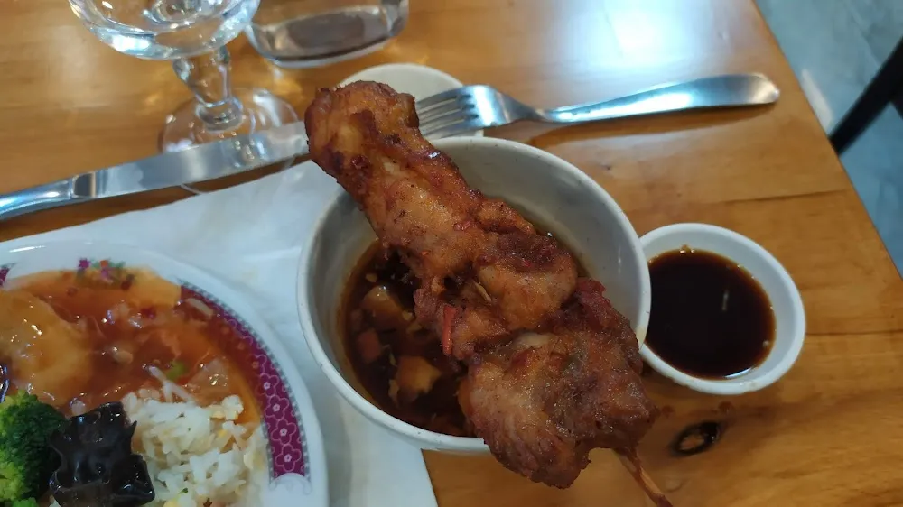 Soupe Et Brochette de Poulet