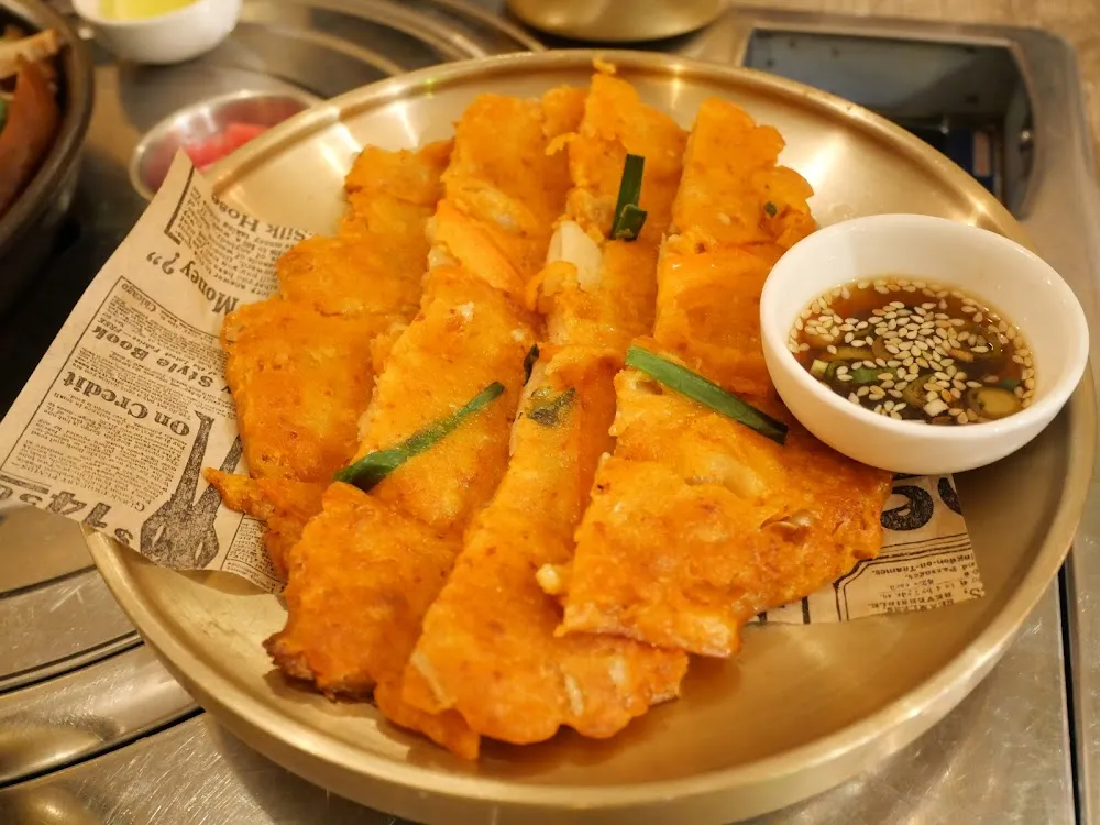Crêpe Coréenne Au Kimchi