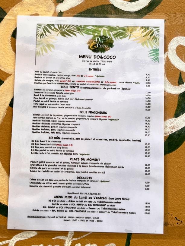 Restaurant Dô Et Coco - Scan Menu 4