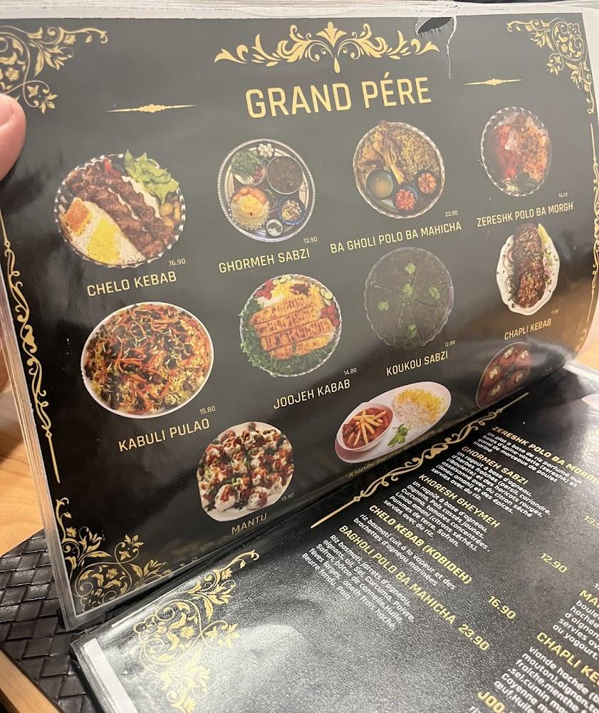 Restaurant Grand père - Scan Menu 2