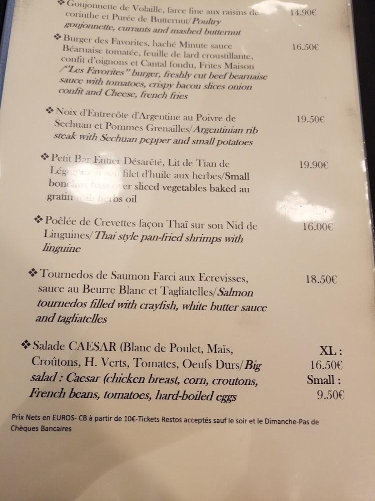 Restaurant Japonais Bar Tabac Les Favorites, CBD Shop, Cigarette électronique - Scan Menu 1