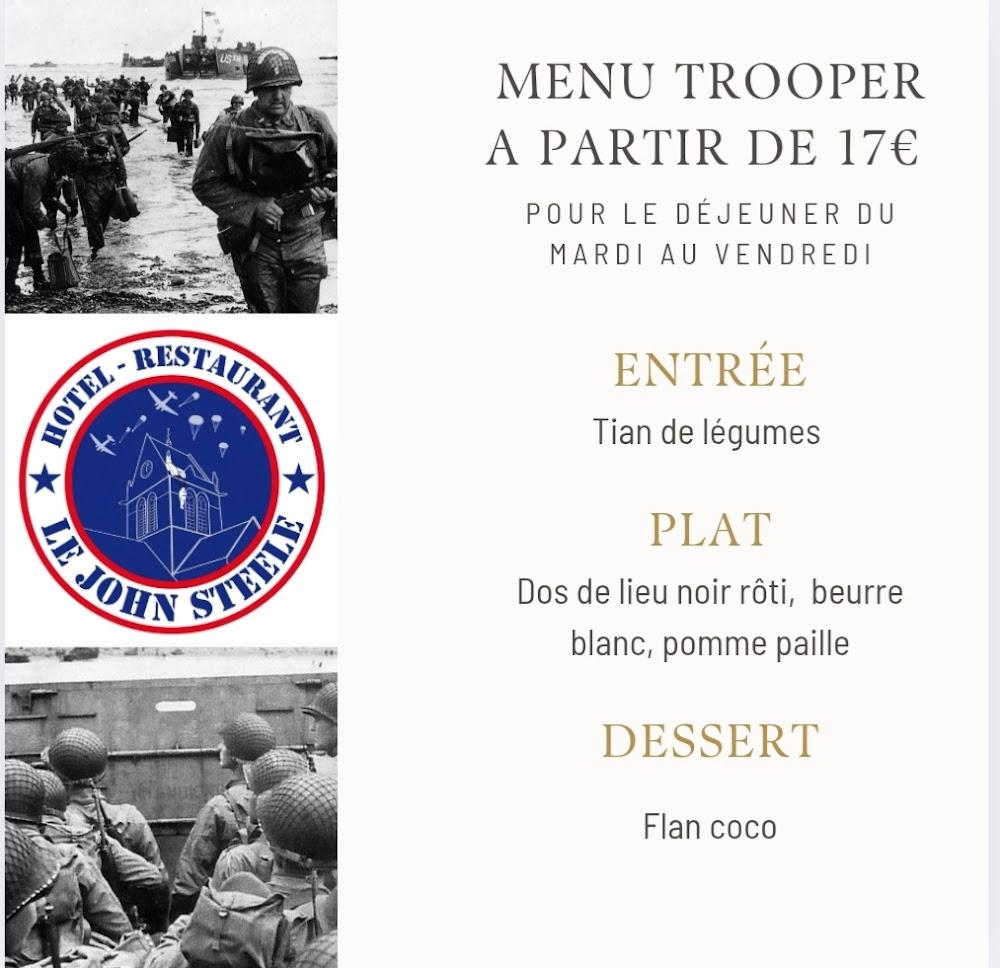 Restaurant John Steele - Sainte Mère Église - Scan Menu 4