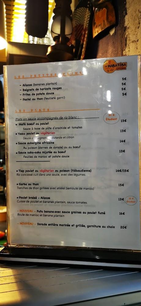 Restaurant Le Diabatéba - Scan Menu 3