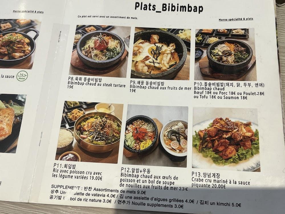 Restaurant Le Manna - Scan Menu 1