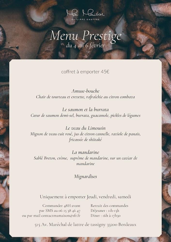 Restaurant Ma Maison - Scan Menu 2