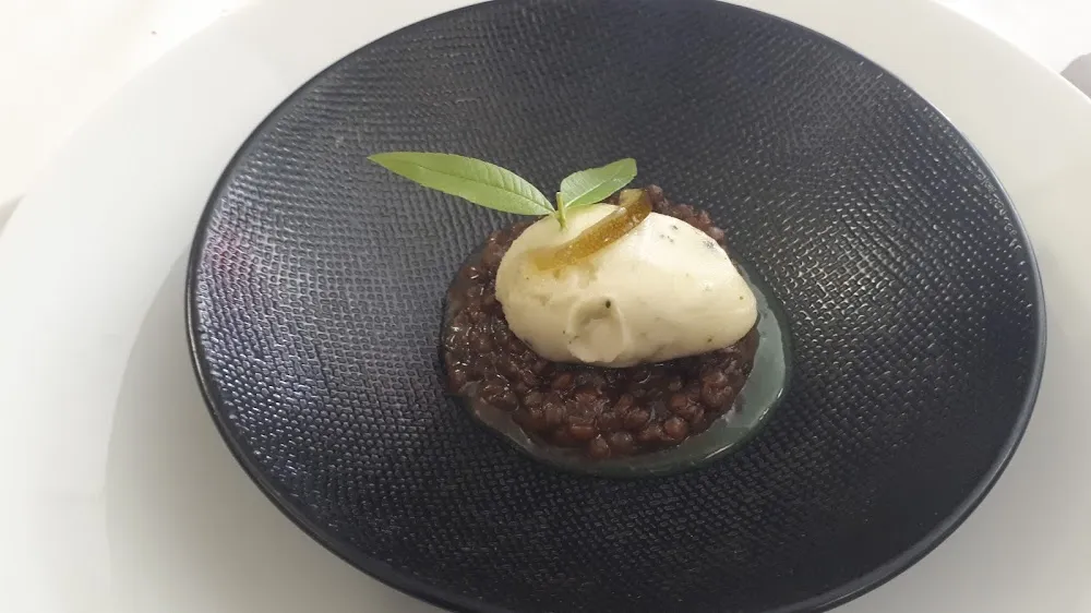 Lentilles Vertes Du Puy Confites Et Sorbet Citron Basilic