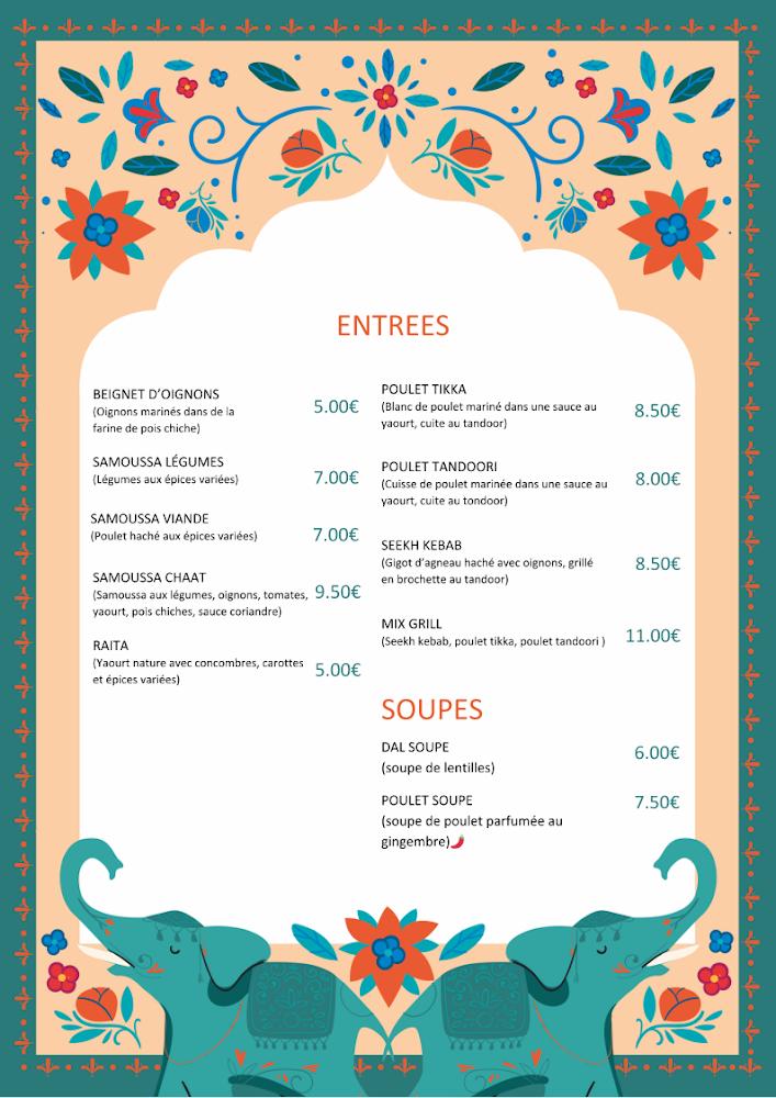 Restaurant Namaste Inde - Scan Menu 1