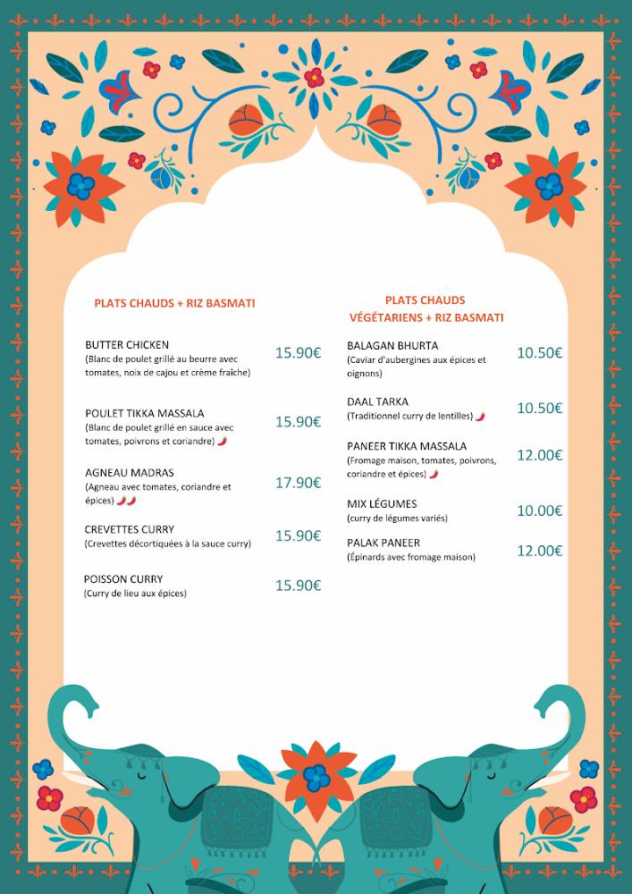 Restaurant Namaste Inde - Scan Menu 2