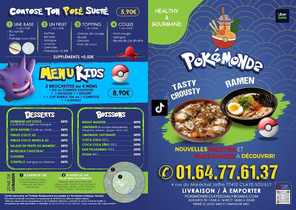 Restaurant Pokemonde Claye-souilly - Scan Menu 2