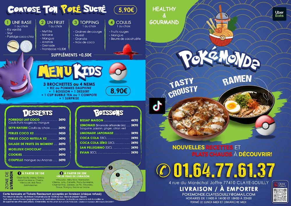 Restaurant Pokemonde Claye-souilly - Scan Menu 3