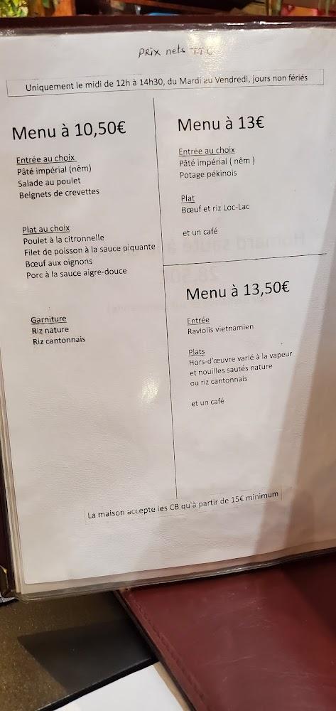 Restaurant Saïgon - Scan Menu 3