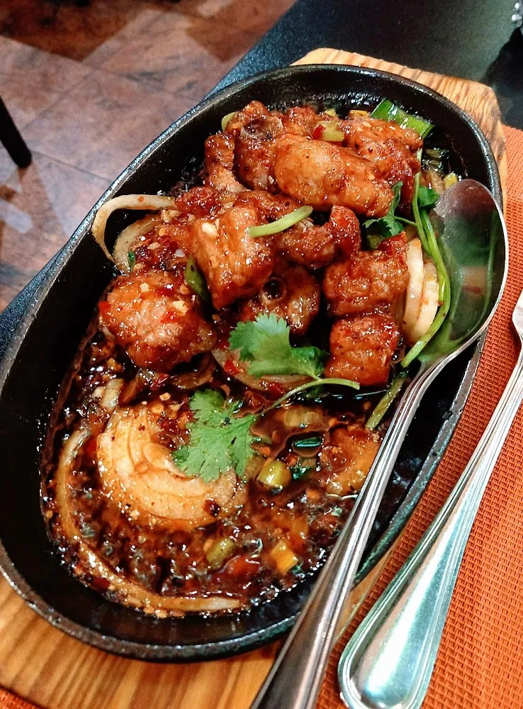 Pork on Sizzling Plate