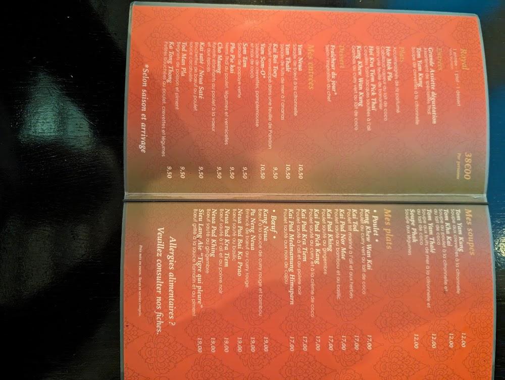 Restaurant Thaï Thaï - Scan Menu 4