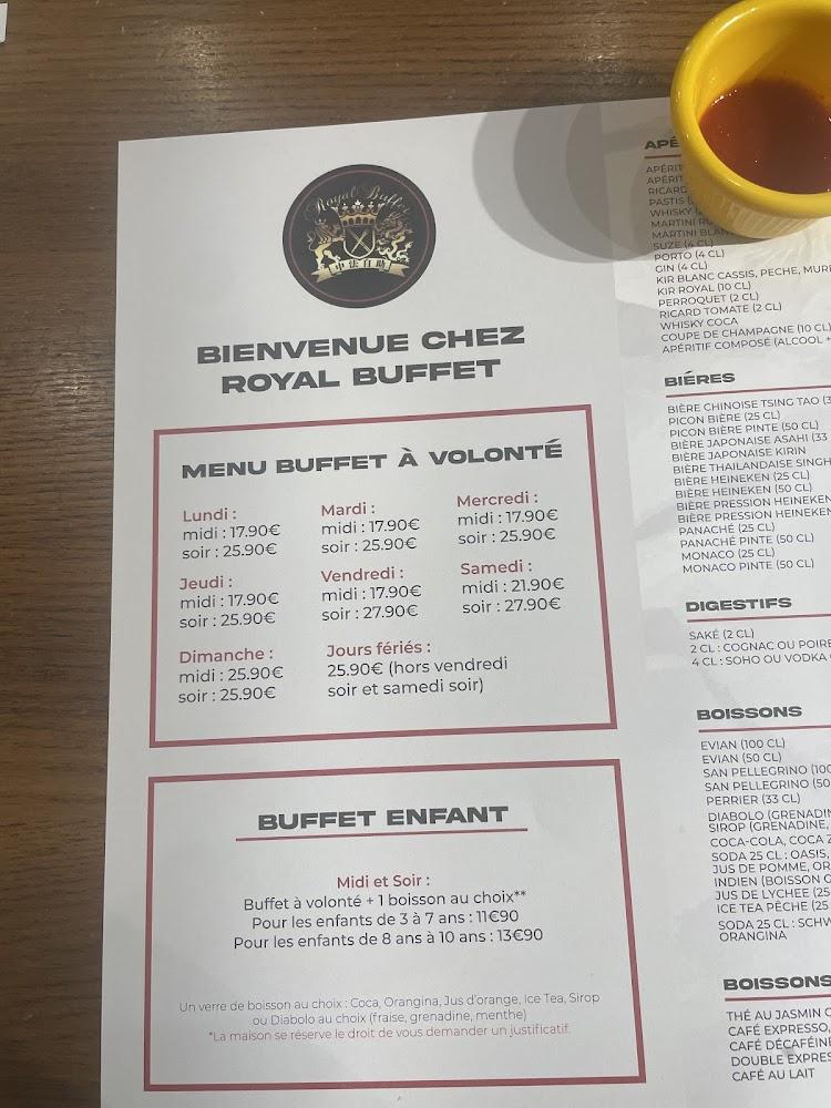 Royal Buffet Saran - Scan Menu 3