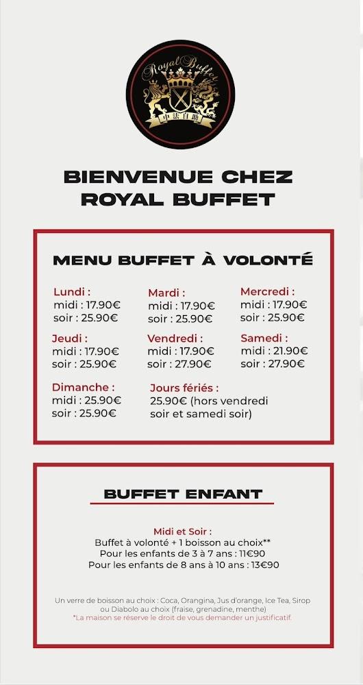 Royal Buffet Toulouse Atlanta - Scan Menu 1