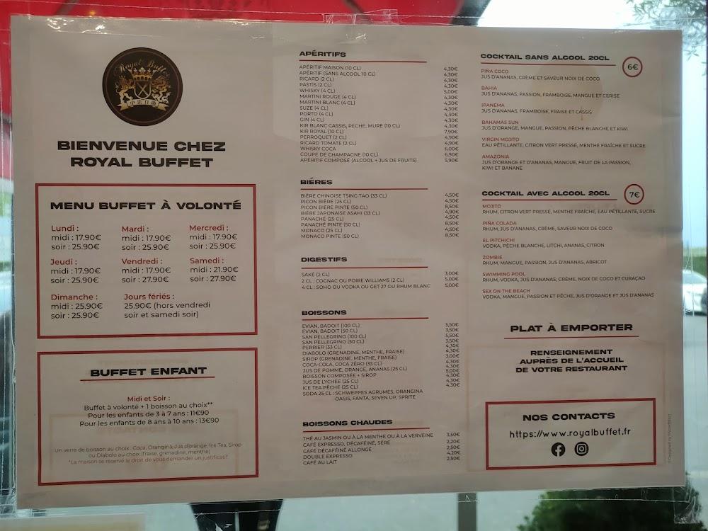 Royal Buffet Toulouse Atlanta - Scan Menu 2