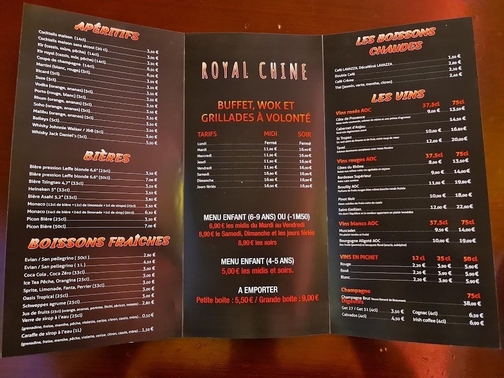 Royal Chine, restaurant asiatique - Scan Menu 2