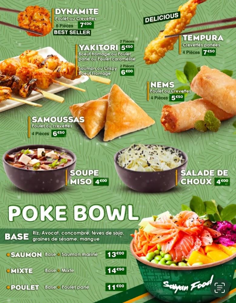 Saiyan Food - Scan Menu 2