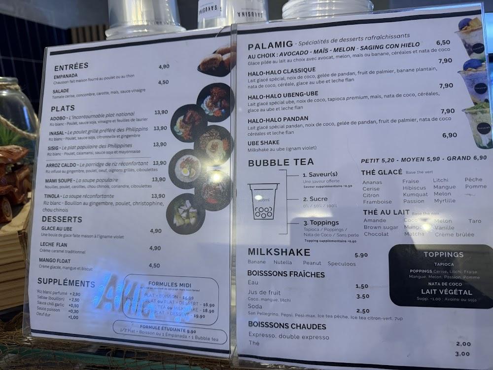 SAKUSINA - Filipino Food & Bubble Tea - Scan Menu 1