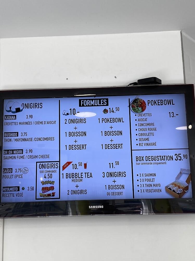 SAMOURÏCE onigiri Paris - Scan Menu 3