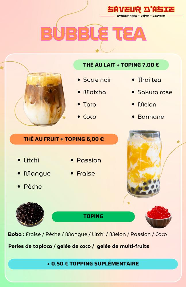 Saveur d'Asie | Plats Viennamnien et Japonais à emporter - Scan Menu 2