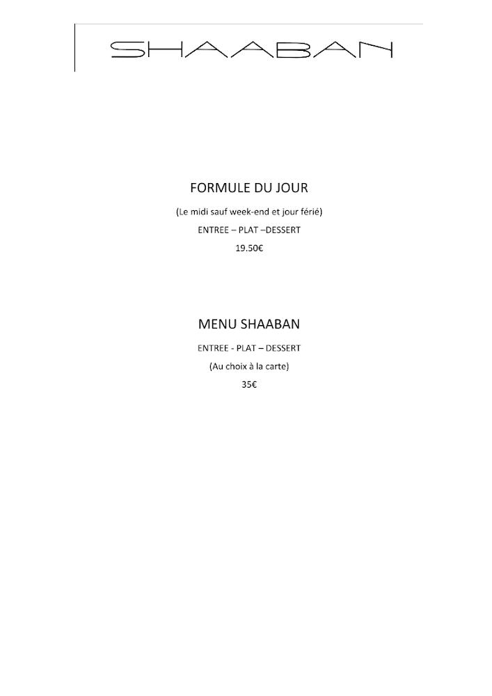 Shaaban restaurant - Scan Menu 3