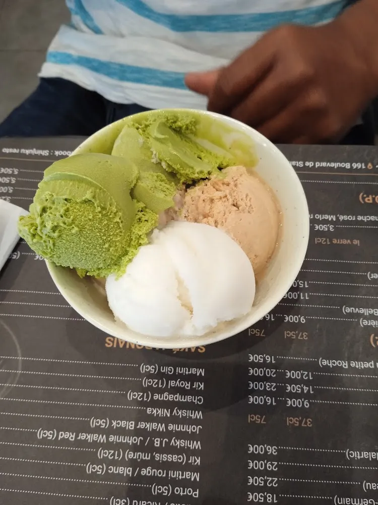 Boule de Glace Thé Vert Citron Vanille