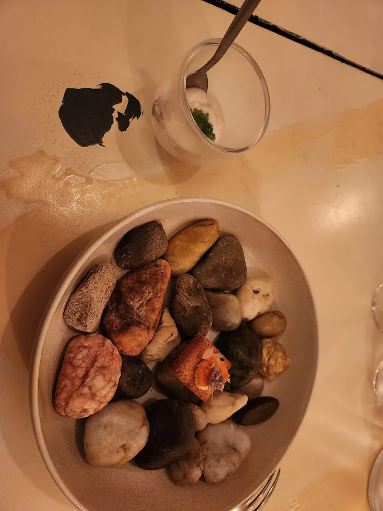 Amuse Bouche Sablé Et Beurre d'algues