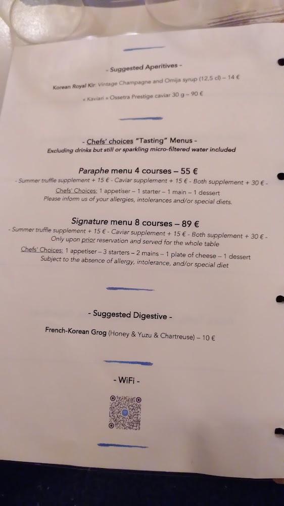 Signature Montmartre - Scan Menu 2