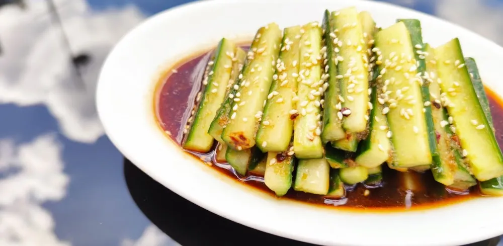 凉拌青瓜 Concombre Vinaigré Plat Froid