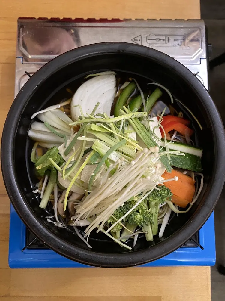 Porc Cuit À l'eau Avec Soni Kimchi Aux Huîtres Et Du Tofu