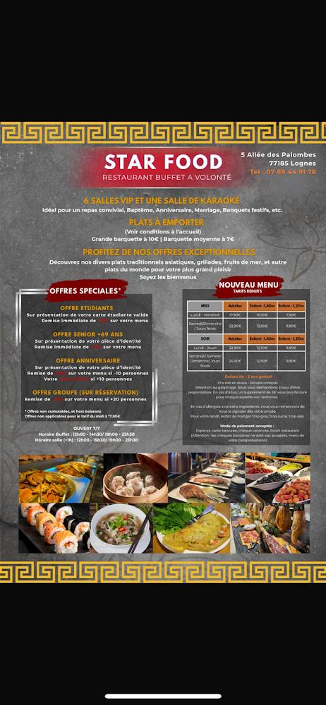 Star Food - Scan Menu 1