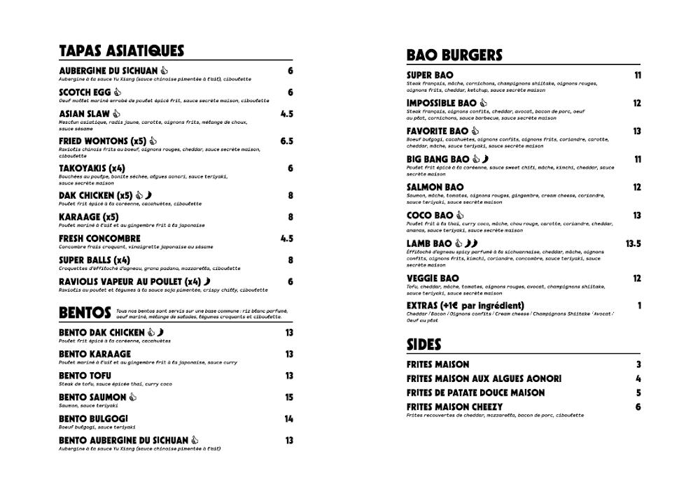 SUPERBAO PARIS 10 - Scan Menu 1