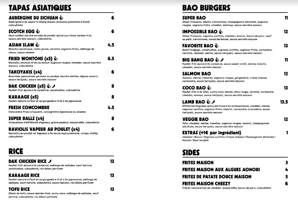 SUPERBAO PARIS 10 - Scan Menu 3