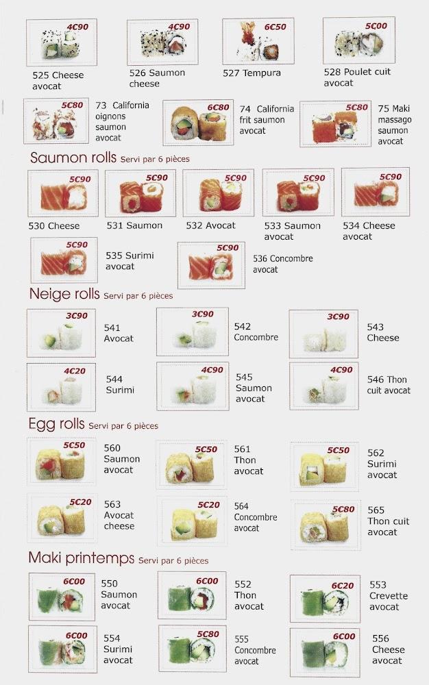 Sushi Epernay - Scan Menu 2