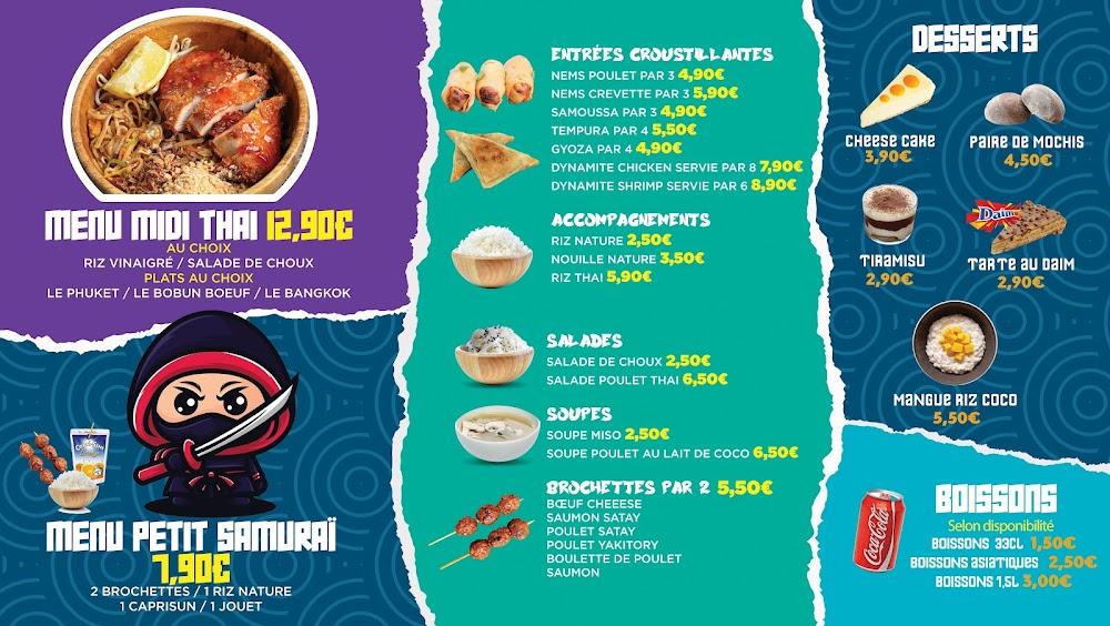 Sushi factory fosses - Scan Menu 4