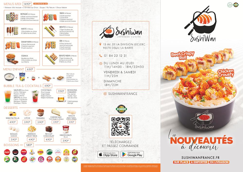 SUSHI WAN - Scan Menu 2