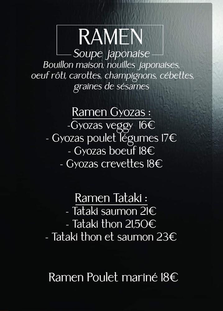 Sushidéal - Scan Menu 1