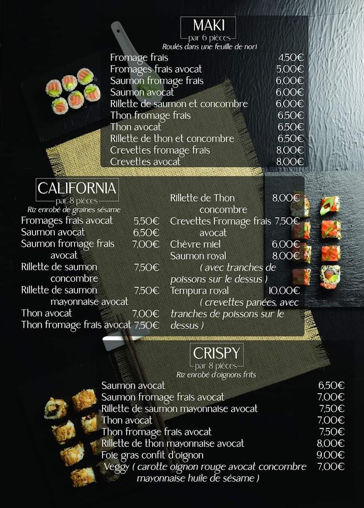 Sushidéal - Scan Menu 3
