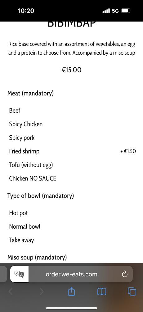 Sweetea's - Scan Menu 2