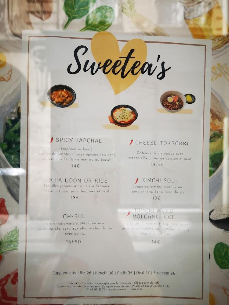 Sweetea's - Scan Menu 4