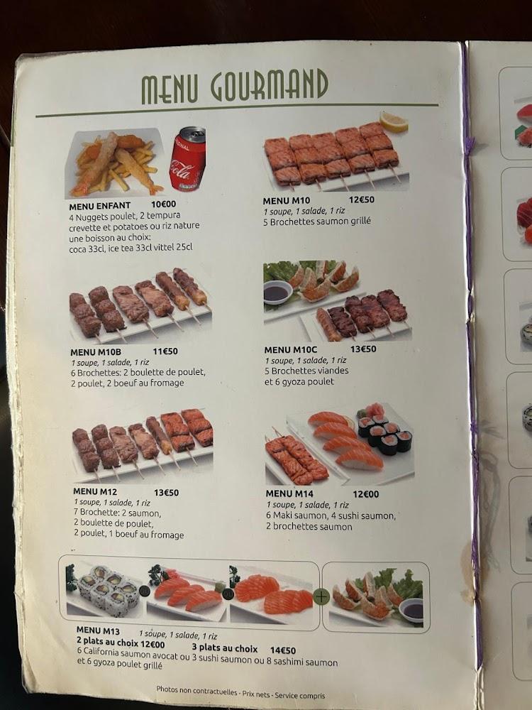 TA Sushi - Scan Menu 1