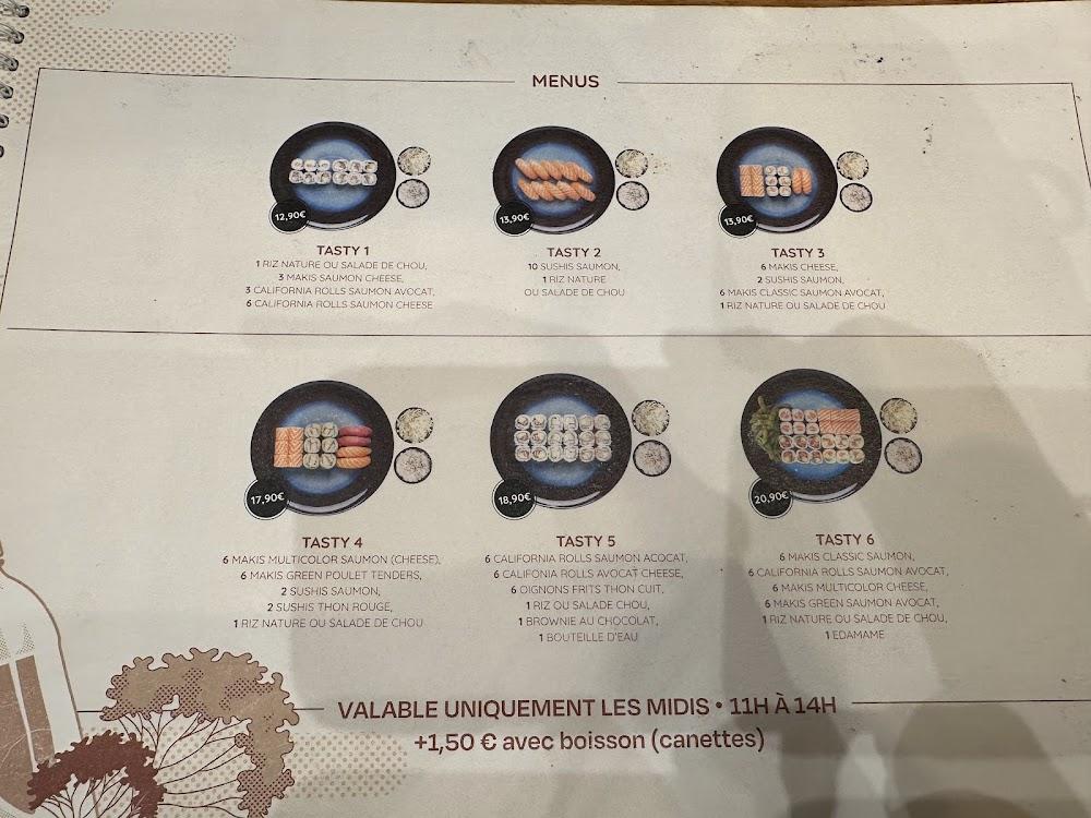 TASTY RICE CLICHY - Scan Menu 1