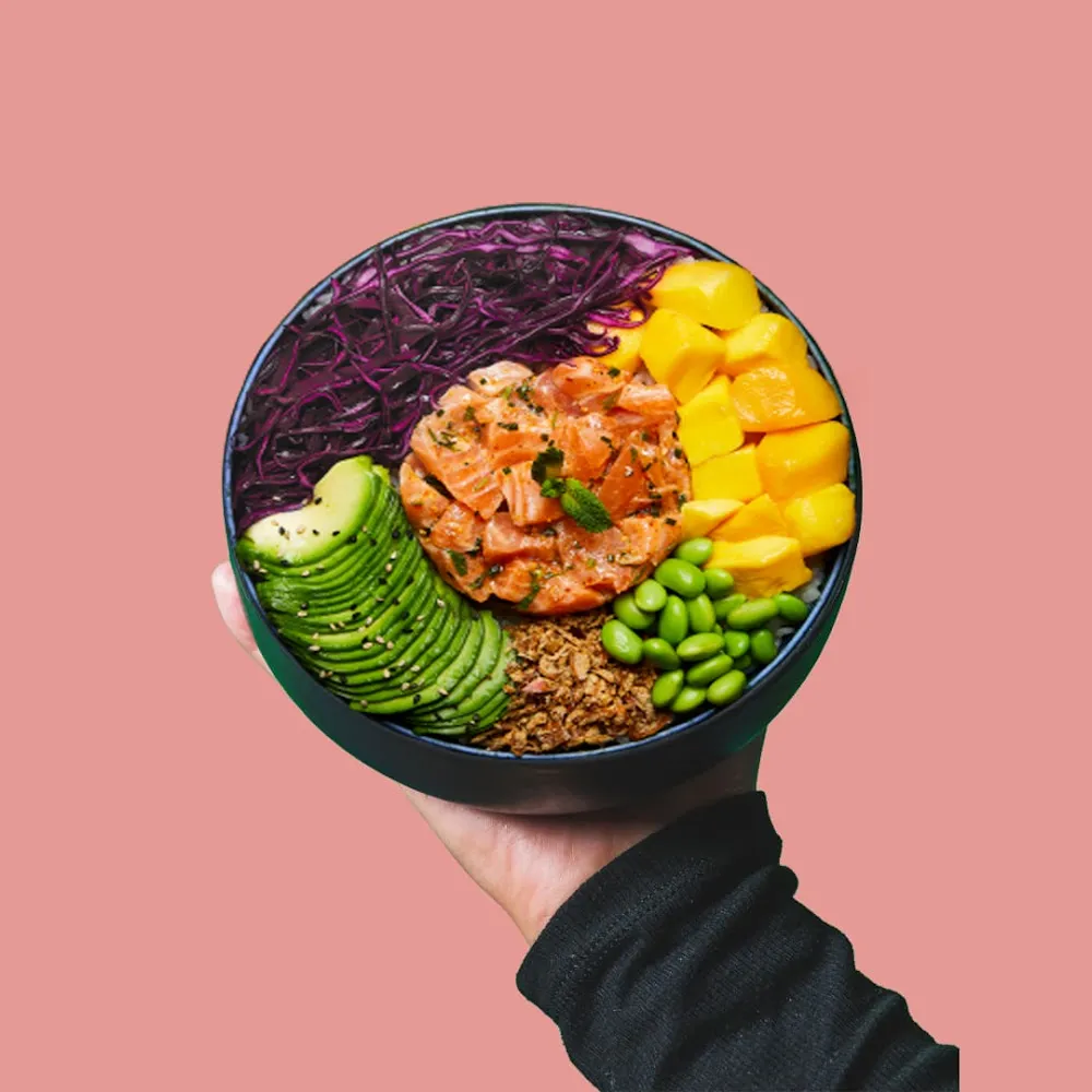 Poké Salmon Mango