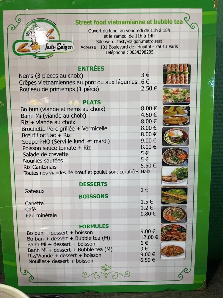 Tasty Saigon - Scan Menu 2