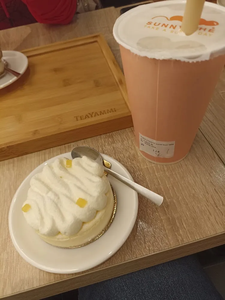 Matcha Latte Avec Bubble Tea