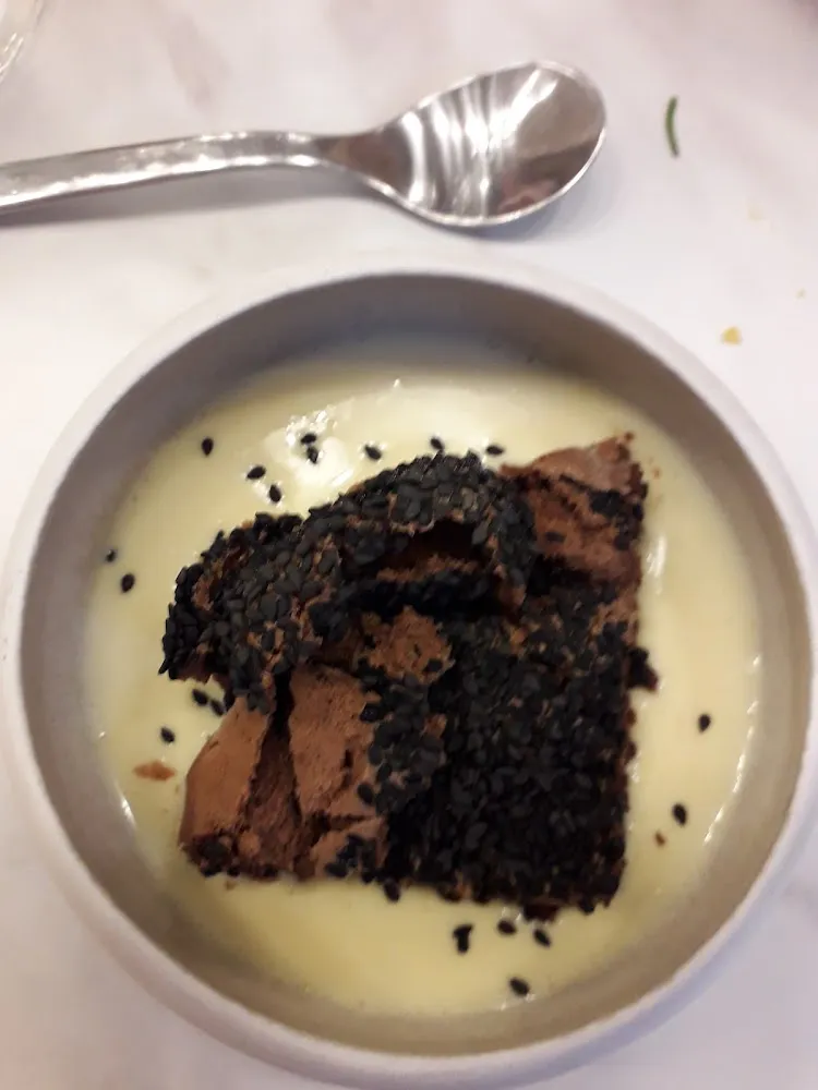 Gâteau Au Chocolat Et Sa Crème Anglaise