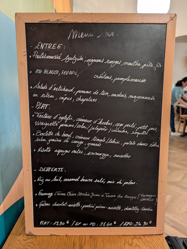 Tête en l'air - Scan Menu 1