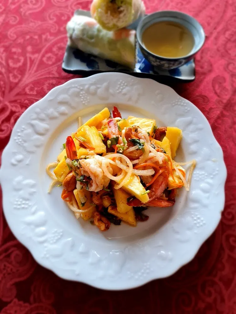 Salade Ananas Crevettes